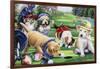 Golfing Puppies-Jenny Newland-Framed Giclee Print