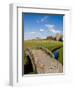 Golfing the Swilcan Bridge on the 18th Hole, St Andrews Golf Course, Scotland-Bill Bachmann-Framed Premium Photographic Print