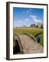 Golfing the Swilcan Bridge on the 18th Hole, St Andrews Golf Course, Scotland-Bill Bachmann-Framed Premium Photographic Print