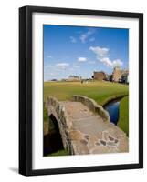 Golfing the Swilcan Bridge on the 18th Hole, St Andrews Golf Course, Scotland-Bill Bachmann-Framed Photographic Print