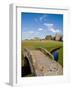 Golfing the Swilcan Bridge on the 18th Hole, St Andrews Golf Course, Scotland-Bill Bachmann-Framed Photographic Print