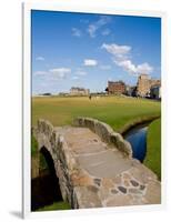 Golfing the Swilcan Bridge on the 18th Hole, St Andrews Golf Course, Scotland-Bill Bachmann-Framed Photographic Print