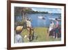 Golfing, Water Skiing-null-Framed Premium Giclee Print