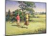 Golfing-Paul Gribble-Mounted Giclee Print