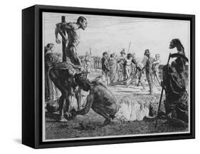 Golgotha, 1896-Otto Greiner-Framed Stretched Canvas