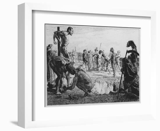 Golgotha, 1896-Otto Greiner-Framed Giclee Print