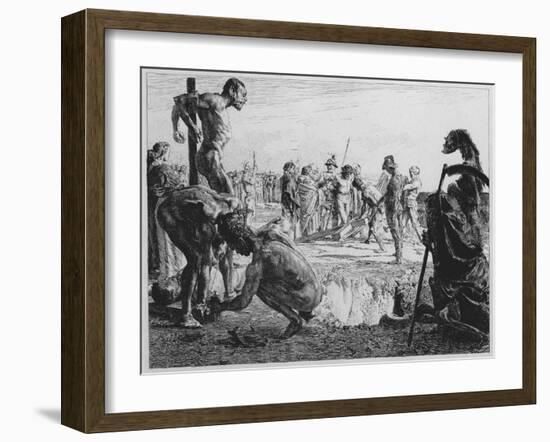 Golgotha, 1896-Otto Greiner-Framed Giclee Print