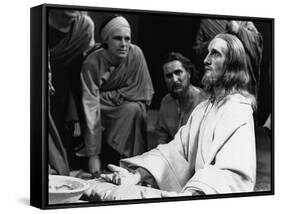 Golgotha by Julien Duvivier with Robert le Vigan, 1935 (b/w photo)-null-Framed Stretched Canvas