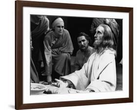 Golgotha by Julien Duvivier with Robert le Vigan, 1935 (b/w photo)-null-Framed Photo