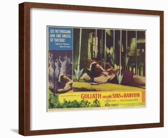 Goliath and the Sins of Babylon, 1964-null-Framed Art Print