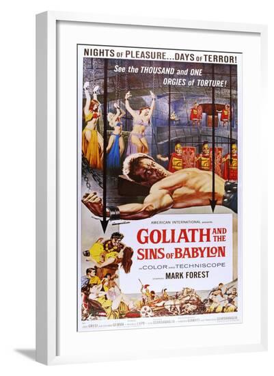 Goliath and the Sins of Babylon--Framed Art Print