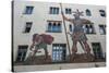 Goliath House, Regensburg, Bavaria, Germany-Michael Runkel-Stretched Canvas