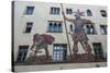 Goliath House, Regensburg, Bavaria, Germany-Michael Runkel-Stretched Canvas