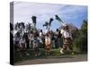 Gombey Dancers, Bermuda, Central America-Doug Traverso-Stretched Canvas