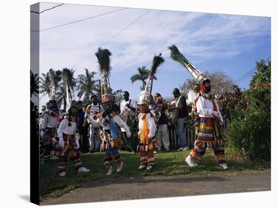 Gombey Dancers, Bermuda, Central America-Doug Traverso-Stretched Canvas