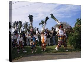 Gombey Dancers, Bermuda, Central America-Doug Traverso-Stretched Canvas