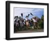 Gombey Dancers, Bermuda, Central America-Doug Traverso-Framed Photographic Print