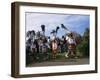 Gombey Dancers, Bermuda, Central America-Doug Traverso-Framed Photographic Print