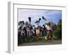 Gombey Dancers, Bermuda, Central America-Doug Traverso-Framed Photographic Print