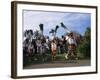 Gombey Dancers, Bermuda, Central America-Doug Traverso-Framed Photographic Print
