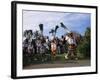 Gombey Dancers, Bermuda, Central America-Doug Traverso-Framed Photographic Print