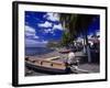 Gommiers, Wooden Fishing Boats, Bellefontaine, FWI-Walter Bibikow-Framed Photographic Print