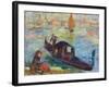 Gondel, Venedig. 1881-Pierre-Auguste Renoir-Framed Giclee Print