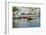 Gondol-Like Moliceiros Boats Navigating on the Central Channel, Aveiro, Beira, Portugal, Europe-G and M Therin-Weise-Framed Photographic Print