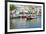 Gondol-Like Moliceiros Boats Navigating on the Central Channel, Aveiro, Beira, Portugal, Europe-G and M Therin-Weise-Framed Photographic Print