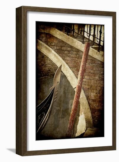 Gondola and Bridge, Venice, Italy-Jon Arnold-Framed Photographic Print