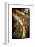 Gondola and Bridge, Venice, Italy-Jon Arnold-Framed Photographic Print