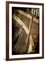 Gondola and Bridge, Venice, Italy-Jon Arnold-Framed Photographic Print