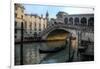 Gondola and Rialto Bridge Evening Light, Venice, Italy-Darrell Gulin-Framed Premium Photographic Print