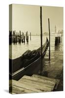 Gondola and San Marco Antique-Moises Levy-Stretched Canvas