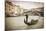 Gondola at the Rialto Bridge on the Grand Canal, Venice, Veneto, Italy-Russ Bishop-Mounted Photographic Print