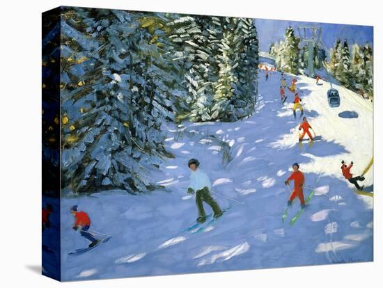 Gondola, Austrian Alps, 2004-Andrew Macara-Stretched Canvas