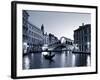 Gondola by the Rialto Bridge, Grand Canal, Venice, Italy-Alan Copson-Framed Photographic Print