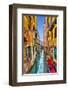 Gondola Canal Venice Italy-null-Framed Art Print