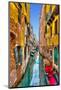 Gondola Canal Venice Italy-null-Mounted Art Print