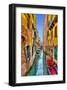 Gondola Canal Venice Italy-null-Framed Art Print