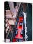 Gondola Docked in Venice, Italy-Tom Haseltine-Stretched Canvas