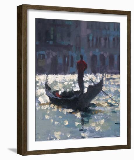 Gondola Glimmer-null-Framed Giclee Print