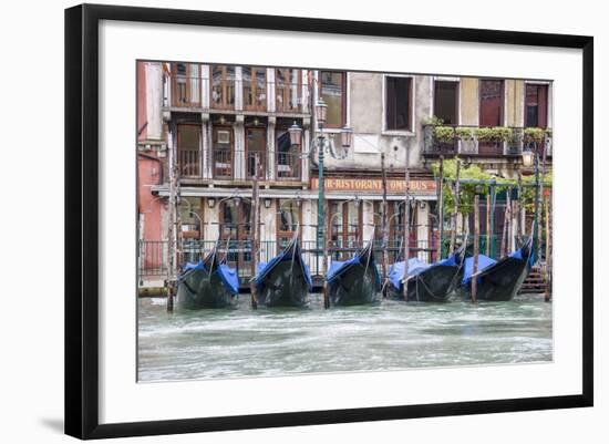 Gondola. Grand Canal. Venice, Italy-Tom Norring-Framed Photographic Print