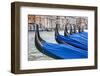 Gondola. Grand Canal. Venice, Italy-Tom Norring-Framed Photographic Print
