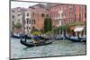 Gondola in Grand Canal. Venice. Italy-Tom Norring-Mounted Photographic Print
