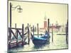 Gondola in Venice, Italy. Instagram Style Filtred Image-Zoom-zoom-Mounted Photographic Print