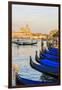 Gondola Lineup in Front of Basilica Di Santa Maria Della Salute. Venice. Italy-Tom Norring-Framed Premium Photographic Print