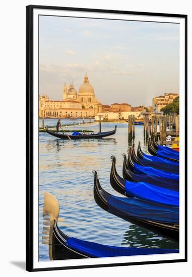 Gondola Lineup in Front of Basilica Di Santa Maria Della Salute. Venice. Italy-Tom Norring-Framed Premium Photographic Print