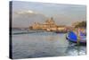 Gondola Lineup in Front of Church of San Giorgio Maggiore. Venice. Italy-Tom Norring-Stretched Canvas