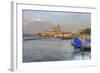 Gondola Lineup in Front of Church of San Giorgio Maggiore. Venice. Italy-Tom Norring-Framed Photographic Print